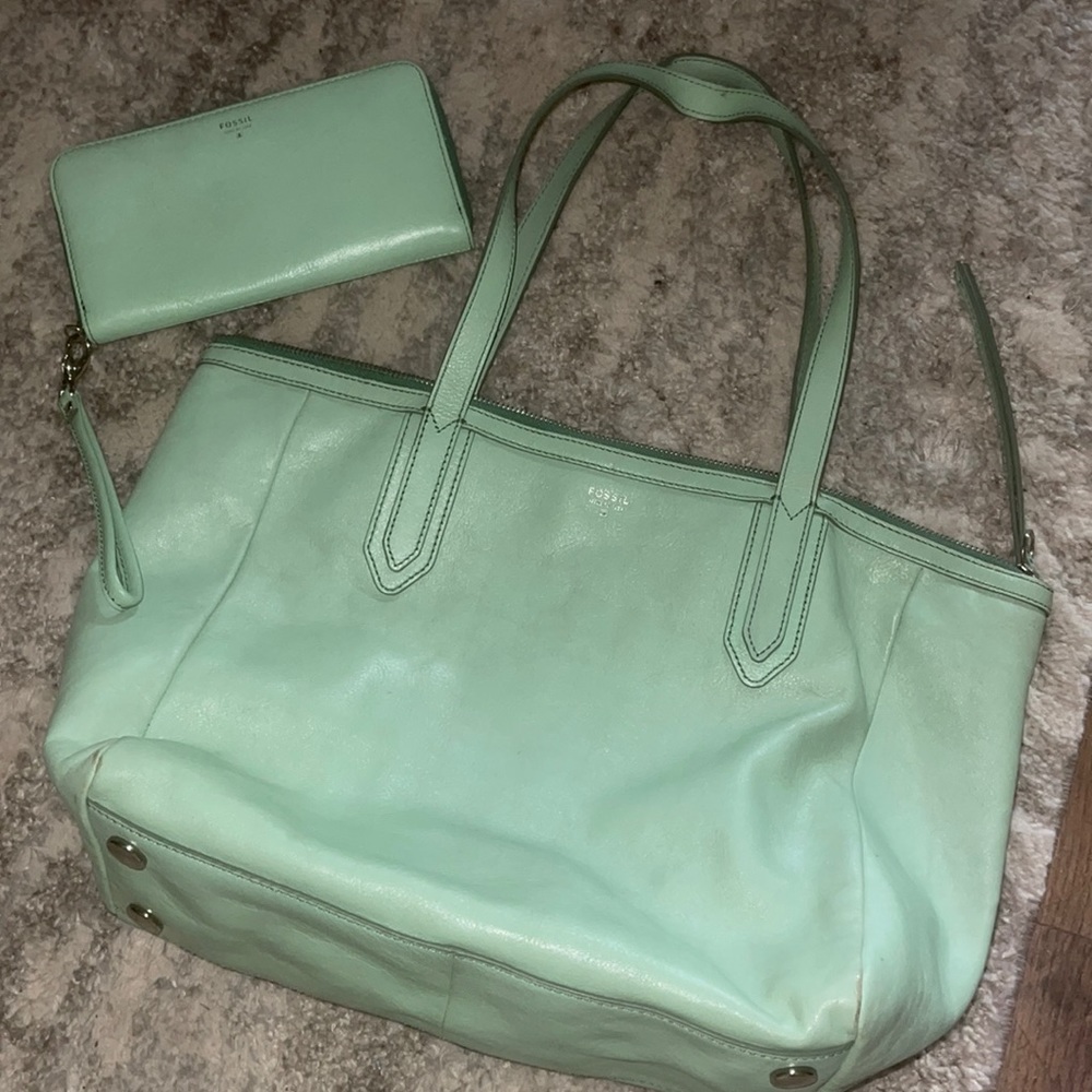 Fossil Bag And Wallet Set - image 1